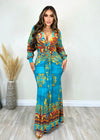 Just Like That Maxi Dress Turquoise