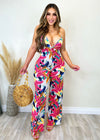 Falling For You Jumpsuit Floral