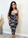 Beauty Is Endless Dress Floral Navy