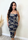 Beauty Is Endless Dress Floral Navy