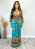 Just Like That Maxi Dress Turquoise