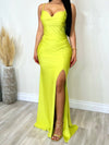 Just Over You Dress Lime - Fashion Effect Store