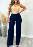 Kenzie Pants Navy Blue - Fashion Effect Store