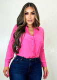 Lara Blouse Pink - Fashion Effect Store