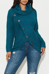 Last Chances Sweater Teal - Fashion Effect Store