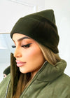 Let's Get Cozy Beanie Olive - Fashion Effect Store