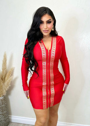 Perfect Love Dress Red - Fashion Effect Store