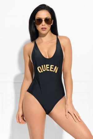 Queen One Piece Swimsuit - Fashion Effect Store