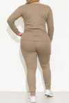 Run Away Two Piece Set Taupe - Fashion Effect Store