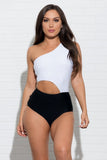 South Carlsbad One Piece Swimsuit Black & White - Fashion Effect Store