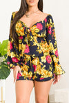 Tammy Floral Set Blue/Pink - Fashion Effect Store