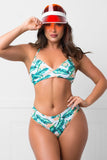 The Teal Strand Two Piece Swimsuit - Fashion Effect Store