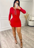 Vera Dress Red - Fashion Effect Store