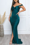 Vianey Dress Hunter Green - Fashion Effect Store