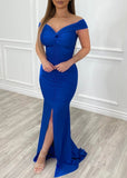 Vianey Dress Royal Blue - Fashion Effect Store